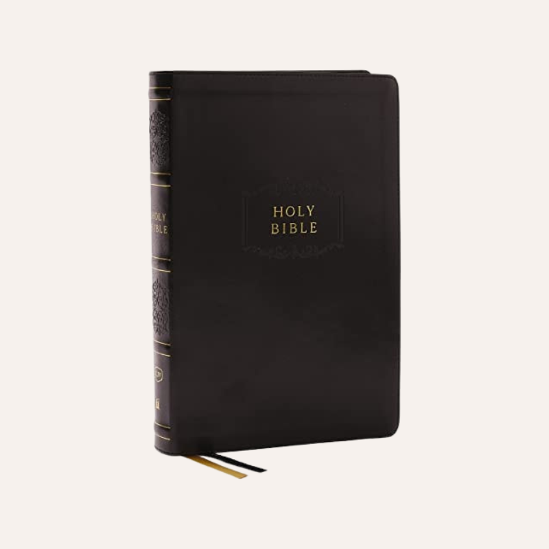 KJV Center Column Ref Bible Black