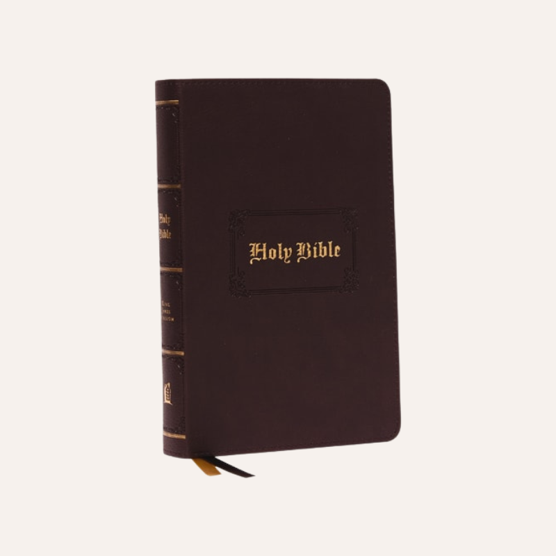 KJV Personal Size Large Print Ref Bible Brown