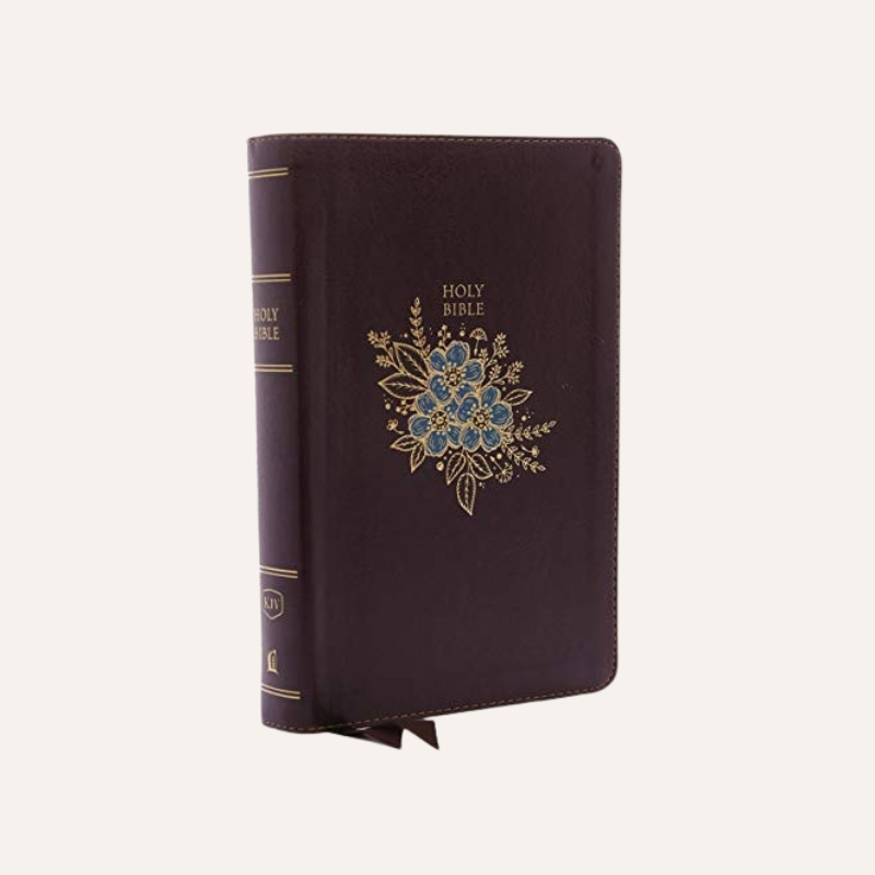 KJV Personal Size Giant Print Deluxe Ref Bible Burgundy