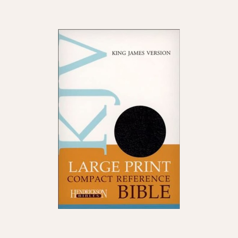KJV L.P Compact Ref Bible Black