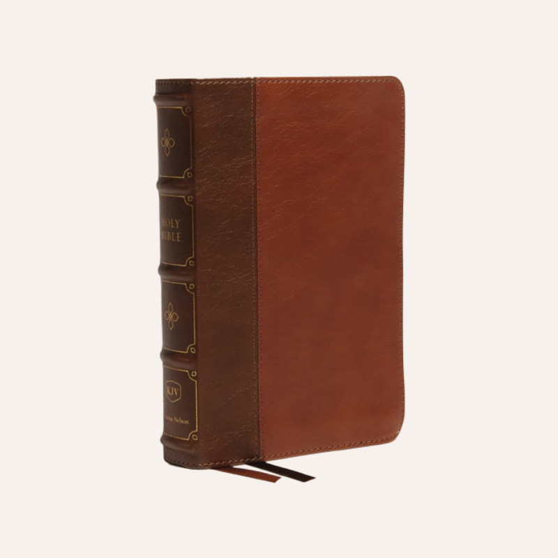 KJV Compact Bible Brown Leathersoft
