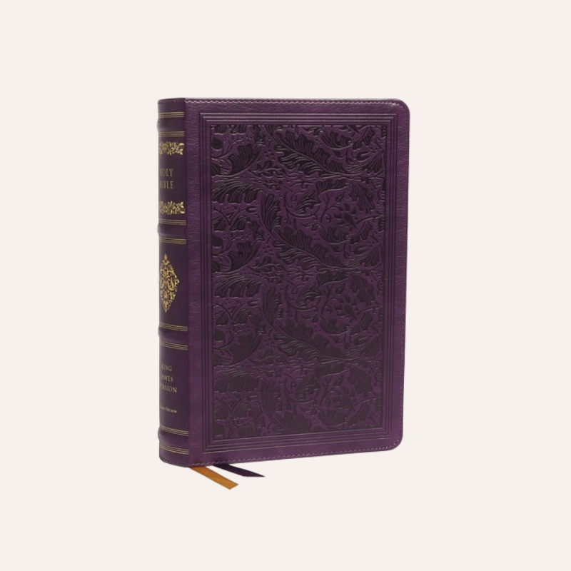 KJV Personal Size Sovereign Collection Bible Purple L.S