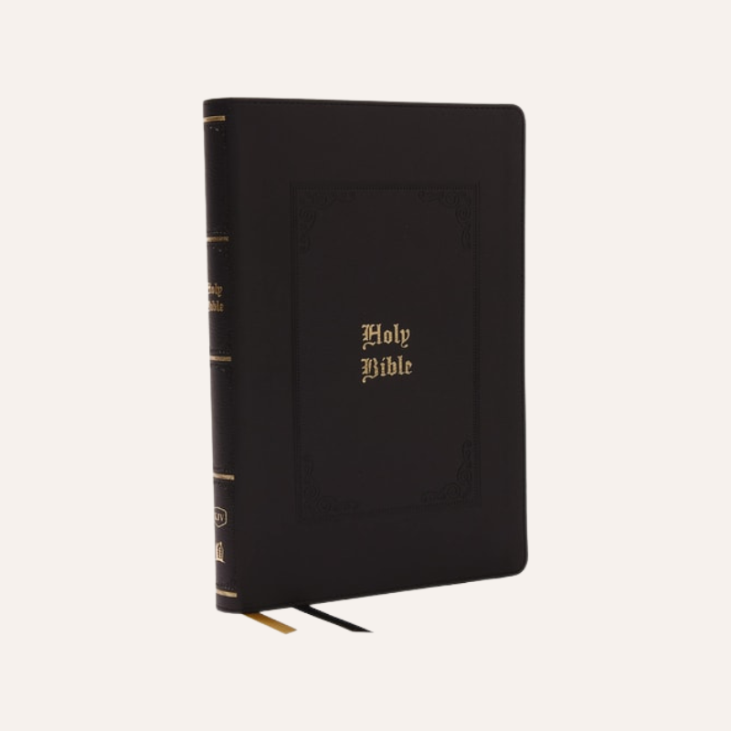 KJV Giant Print Thinline Bible Black Leathersoft
