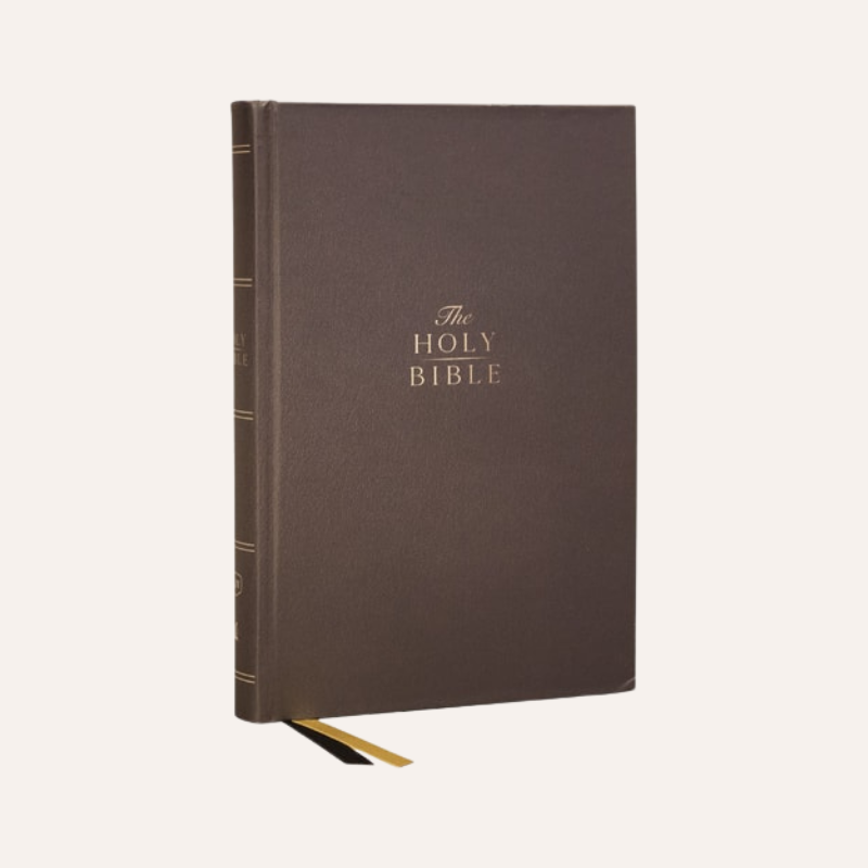 KJV Center Column Ref Bible Black Hard Cover