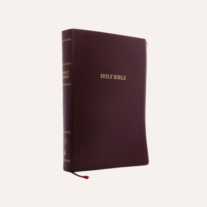 KJV Super Giant Print Ref Bible Burgundy Leathersoft