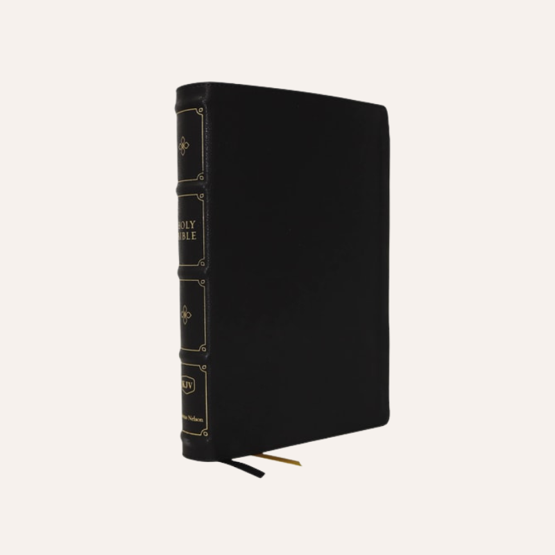 KJV Large Print Ref Bible Black Leathersoft