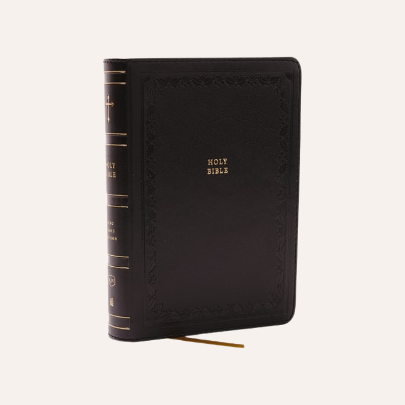KJV Compact Ref Bible Black Leathersoft