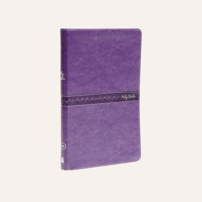 KJV Thinline Bible Index Purple Leathersoft