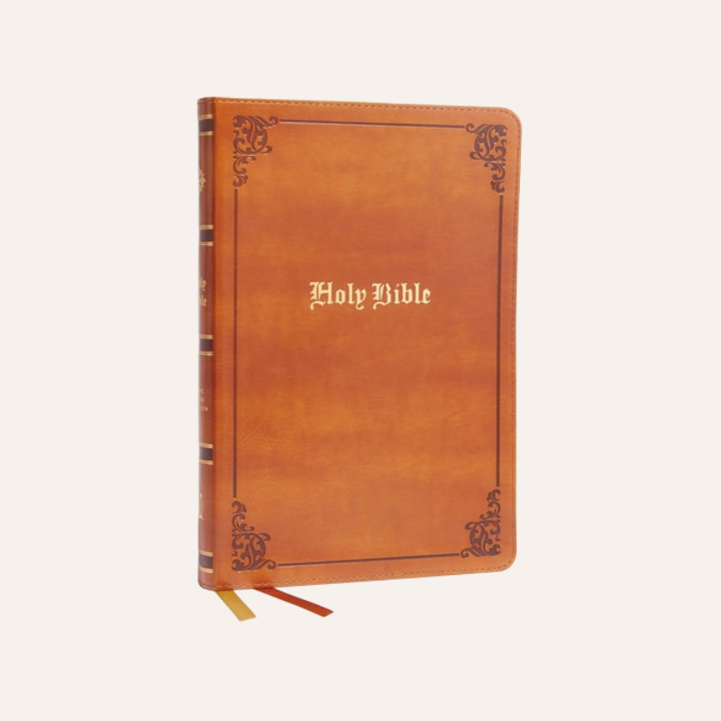 KJV Large Print Bible Tan Leathersoft