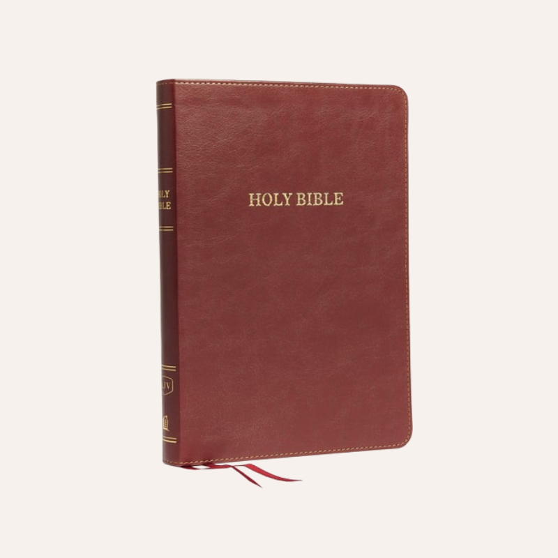 KJV Large Print Thinline Bible Burgundy
