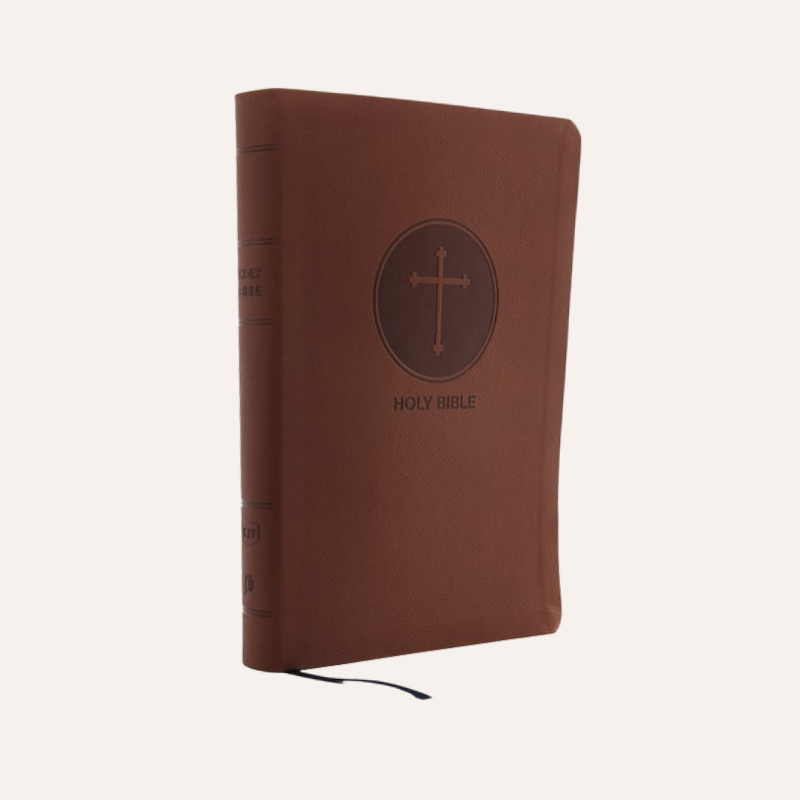 KJV Giant Print Center Coloumn Ref Bible Brown