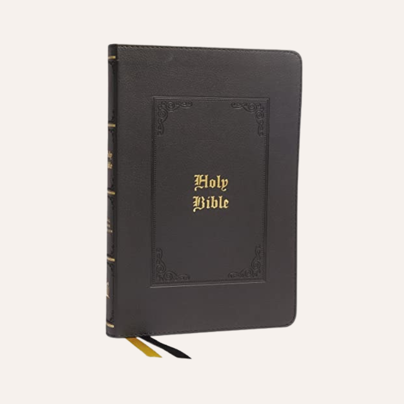 KJV Large Print Thinline Bible Black